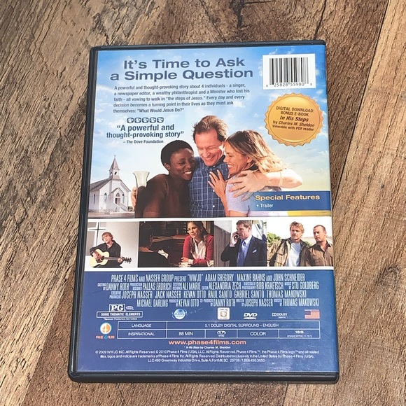 WWJD “what would Jesus do?” Dvd - Picture 2 of 2